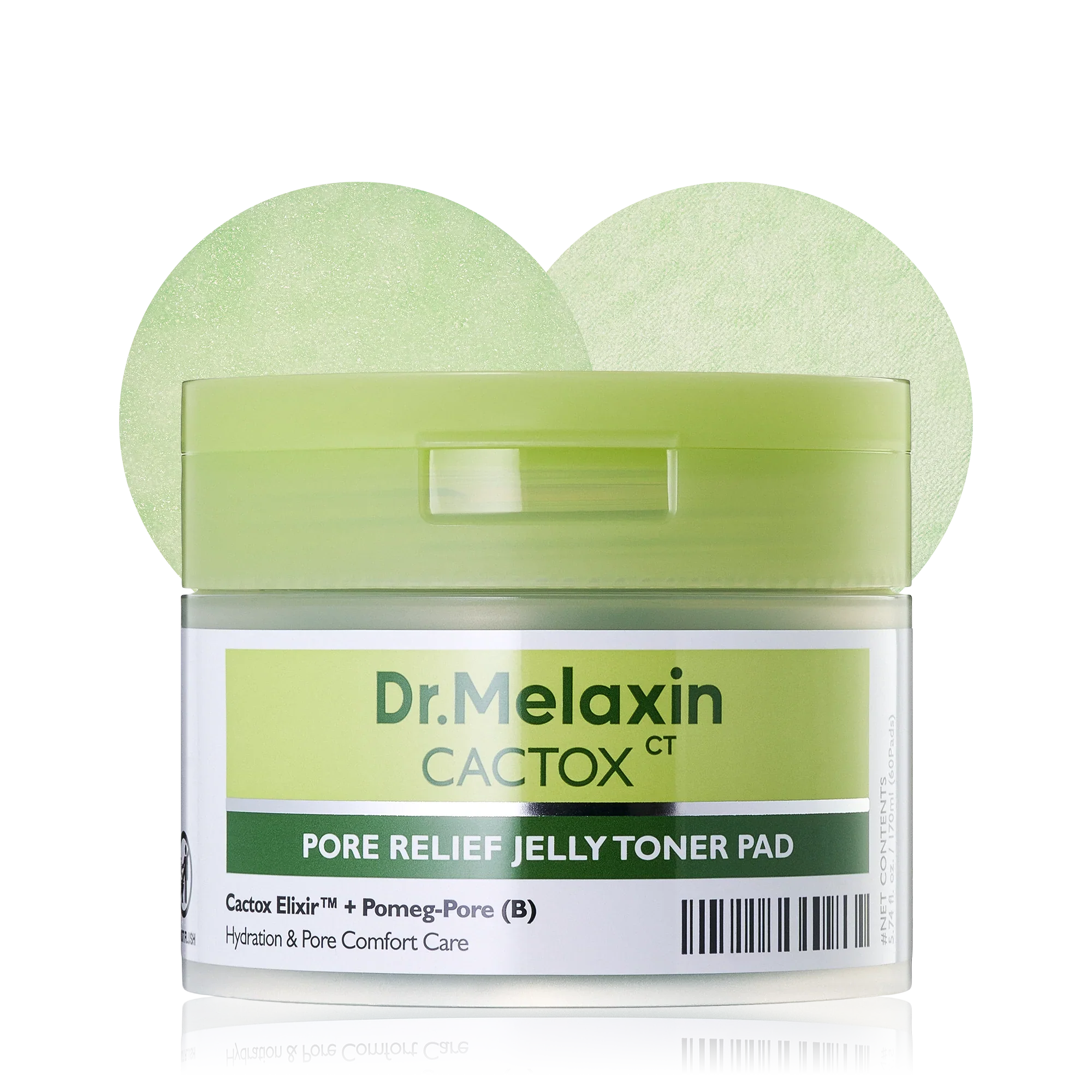 CACTOX Pore Relief Jelly Toner 60 Pads
