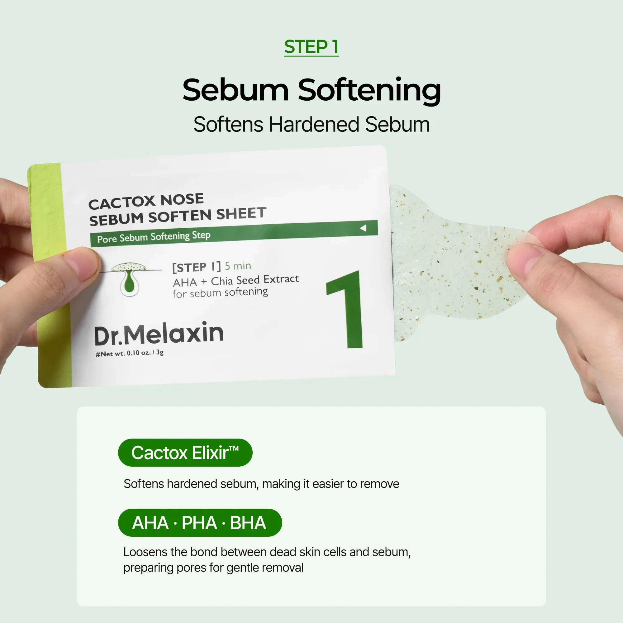 CACTOX 3-Step Nose Mask Pack